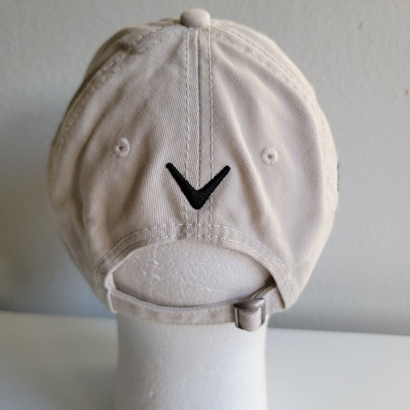 CALLAWAY GOLF Hat Cap HX Tour FT-5 NEW ERA Tan Black Adjustable Strap - Picture 3 of 7